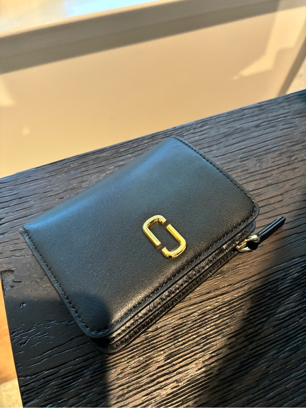 Marc Jacobs Black Leather Wallet